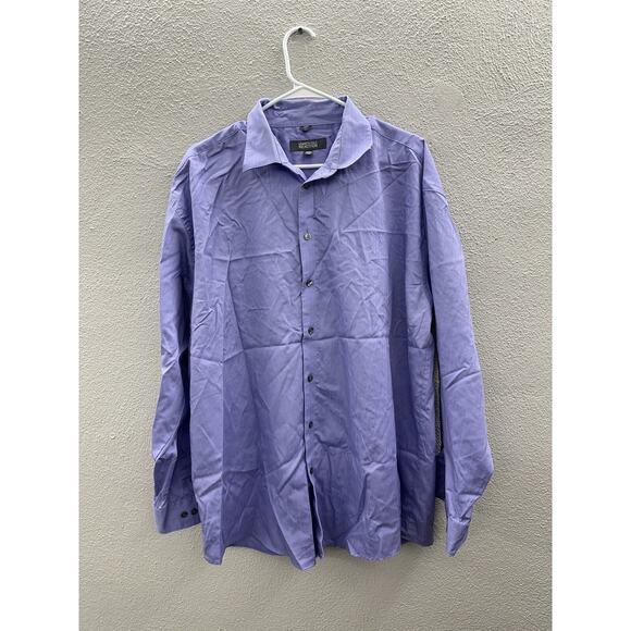 Kenneth Cole Reactions Mens Shirt Size XL Purple Long Sleeve Button Down - Picture 1 of 12